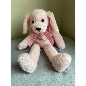 Commonwealth Pink Bunny Rabbit Plush 12"  Stuffed Animal Vintage Toy sku12